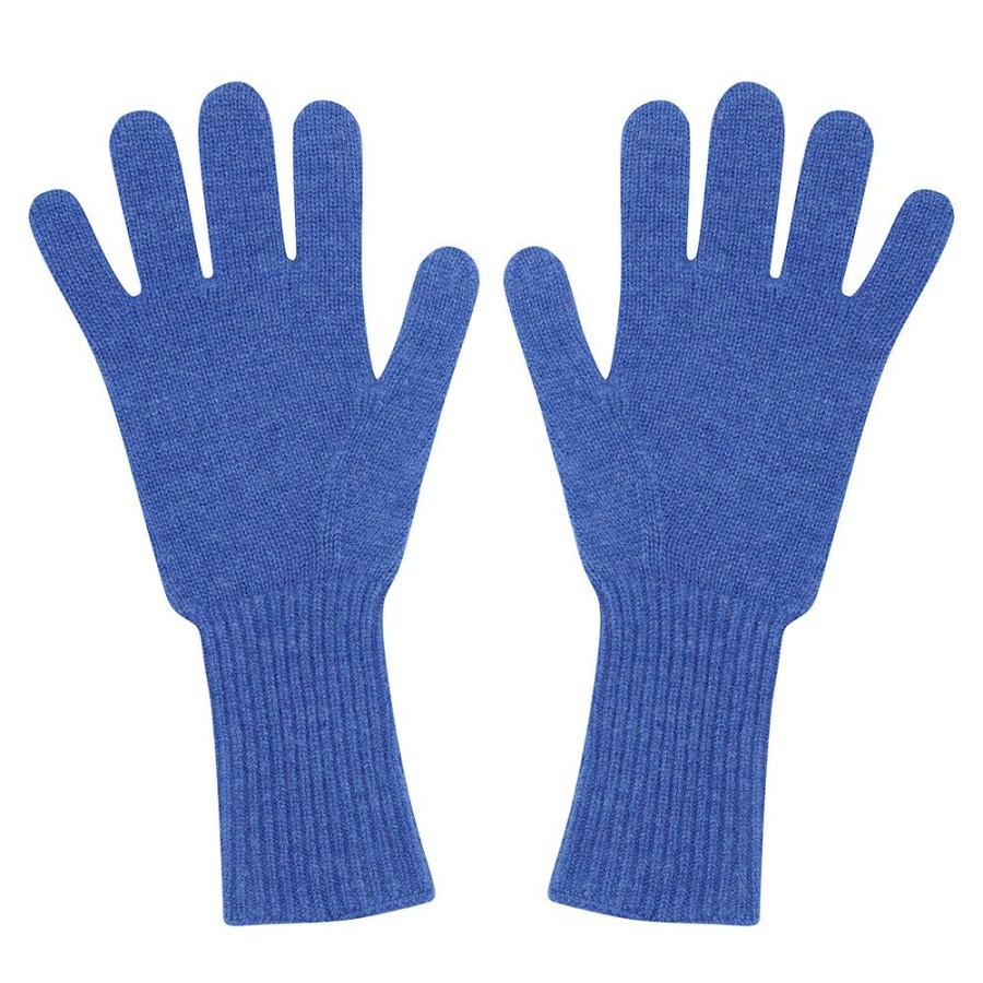 Women Jumper 1234 | Cashmere Gloves In Periwinkle