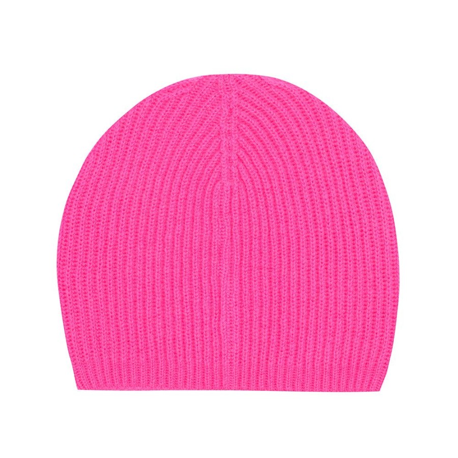 Women Jumper 1234 | Cashmere Beanie In Hot Pink