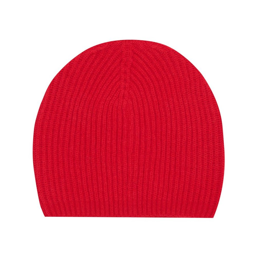 Women Jumper 1234 | Cashmere Beanie In Red